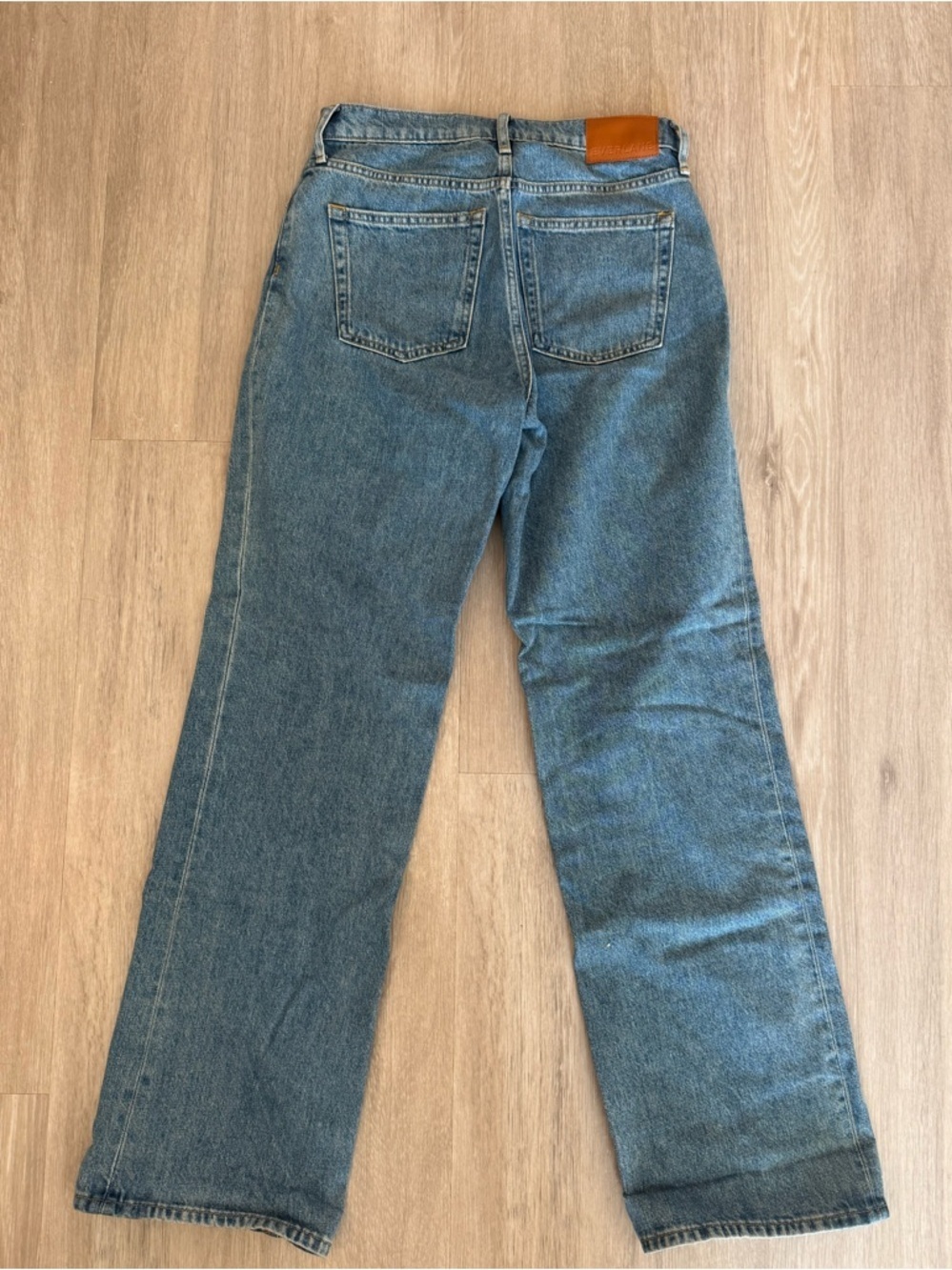 Everlane Straight Leg Jeans Light / Medium Wash 90s - Picture 4 of 6